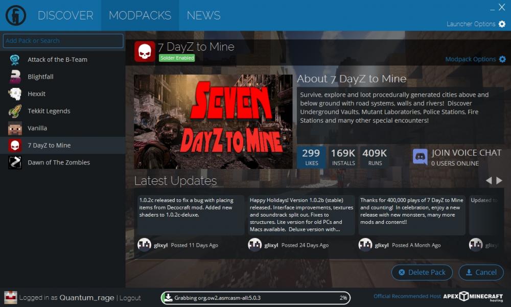 I cant donwload modpacks!! Technic Launcher Technic Forums
