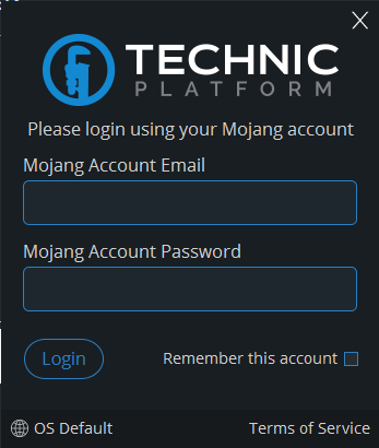 Account mojang Mojang account
